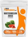 BulkSupplements.com Watermelon Juice - Watermelon Meyvesi, Meyve Tozu, Hydation Supplement - 500 mg per Service, 500g (1.1 lbs) (Pack of 1)