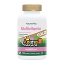 Natures Plus Animal Parade Gold Multivitamin Children's Chewables - Watermelon Flavor - 120 Animal-Shaped Tablet - Vitamin D3, K2 & Probiyotikler - Vegan, Gluten Free - 60 Toplam Hizmetler