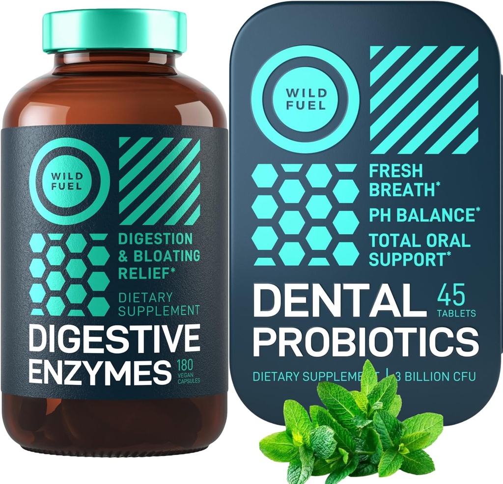 WILD FUEL Probiyotik ve Prebiyotik Diş ve Digestive Health Sche
