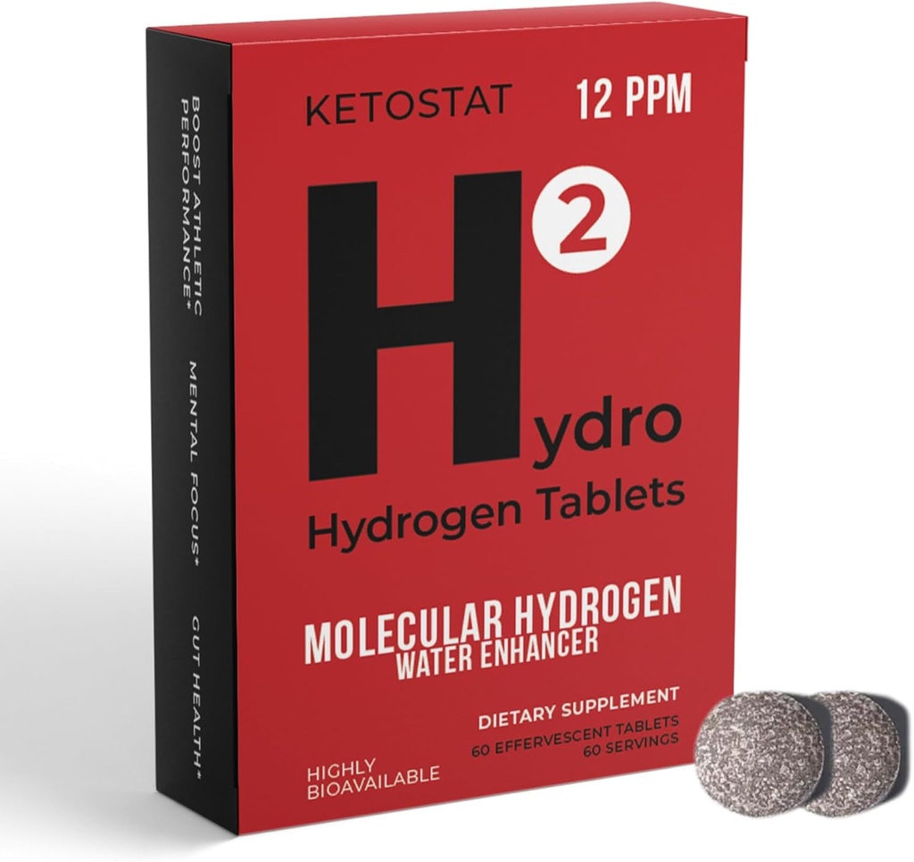 Su 60 Kont 12 PPM Nanobubbles- Travel Friendly US Company İçmek için Hidrojen Su Tabletleri