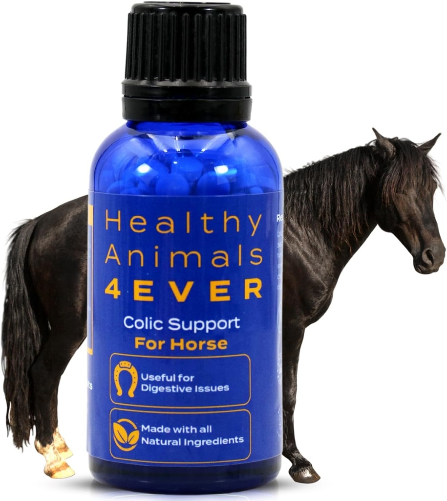 HA4E - At Colic Destek - Abdominal Ağrı ve Stomach Sorunlarını Azaltır - Yüksek Etkili, Doğal Evopatik Tamam - 300 Tabletler