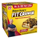 FITCRUNCH Protein Bars, Snack Boyut Değer Paketi, Gluten Free, Whey proteinleri ile Yapıldı (20 Snack Boyut Bars, Peanut Butter)
