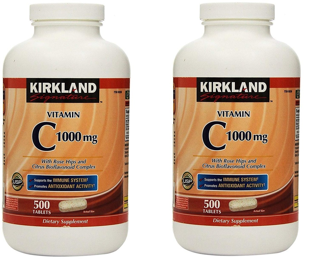 Kirkland Vitamin C Rose Hips ve Citrus Bioflavonoid Kompleksi (1000 mg)