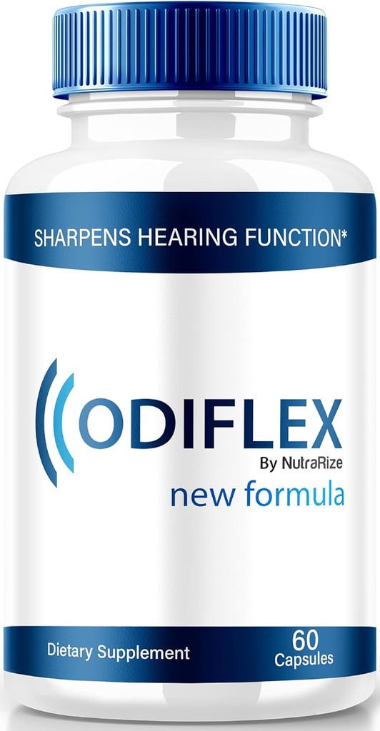 Sodiflex Capsules, Premium Ear Health Formula, İç Kulakları Korumak için Tüm Doğal Tamam, Resmi İşitme Destek Pilleri, Odi Flex Yorumlar (60 Capsules)
