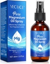 Magnezyum Yağı, Ayaklar için Magnezyum yağı, Pure Oil Magnezyum 2 Fl.Oz,% 100 Pure & Natural Magnezyum Body Spray, Topical Magnezyum Spray, Natural Deodorant, Absorb'a kolay ve kullanımı kolay