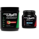 JYM Supplement Science PRE JYM 30 Hizmet - BCAA'nın, Glutamine, Kretine HCL, Beta-Alanine ve More, Blue Arctic Freeze, 30 Hizmet, 22 Oz