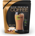 Chike Chai Latte Yüksek Protein Buzlu Kahve, 20 G Protein, 2 Shots Espresso, 1 G Sugar, Keto Friendly and Gluten Free, 14 Hizmetler (16 Ounce)