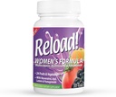 Reload! for Women, All Natural, Multivitamin, Multimineral, and Antioxy with 24 Fruits and Sebzes as Well as Biotin for Hair, Skin, and Nails. 1 Ay Supply.