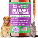 Doğal Köpek ve Kedi UTI, Cranberry & D-Mannose ile tedavi, Bladder, Kidney, Incontinence Destek, Köpekler için Sağlıklı Urinary Tract, En İyi Kedi Urinary Tract Enfeksiyon Tedavisi, Easy-Use Drops, 2 ozz