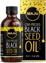 MAJU Black Seed Oil - 3 Times Thymoquinone, Cold-Pressed, %100 Türk Siyah Cumin Tohum Petrol, Sıvı Saf Siyah Yağ, Cam Şişe, 8 ozed Oil, Glass Şişe, 8 oz