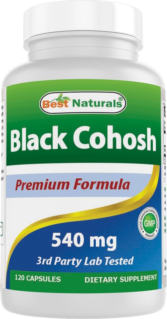 Best Naturals Black Cohosh 540 mg 120 Capsules