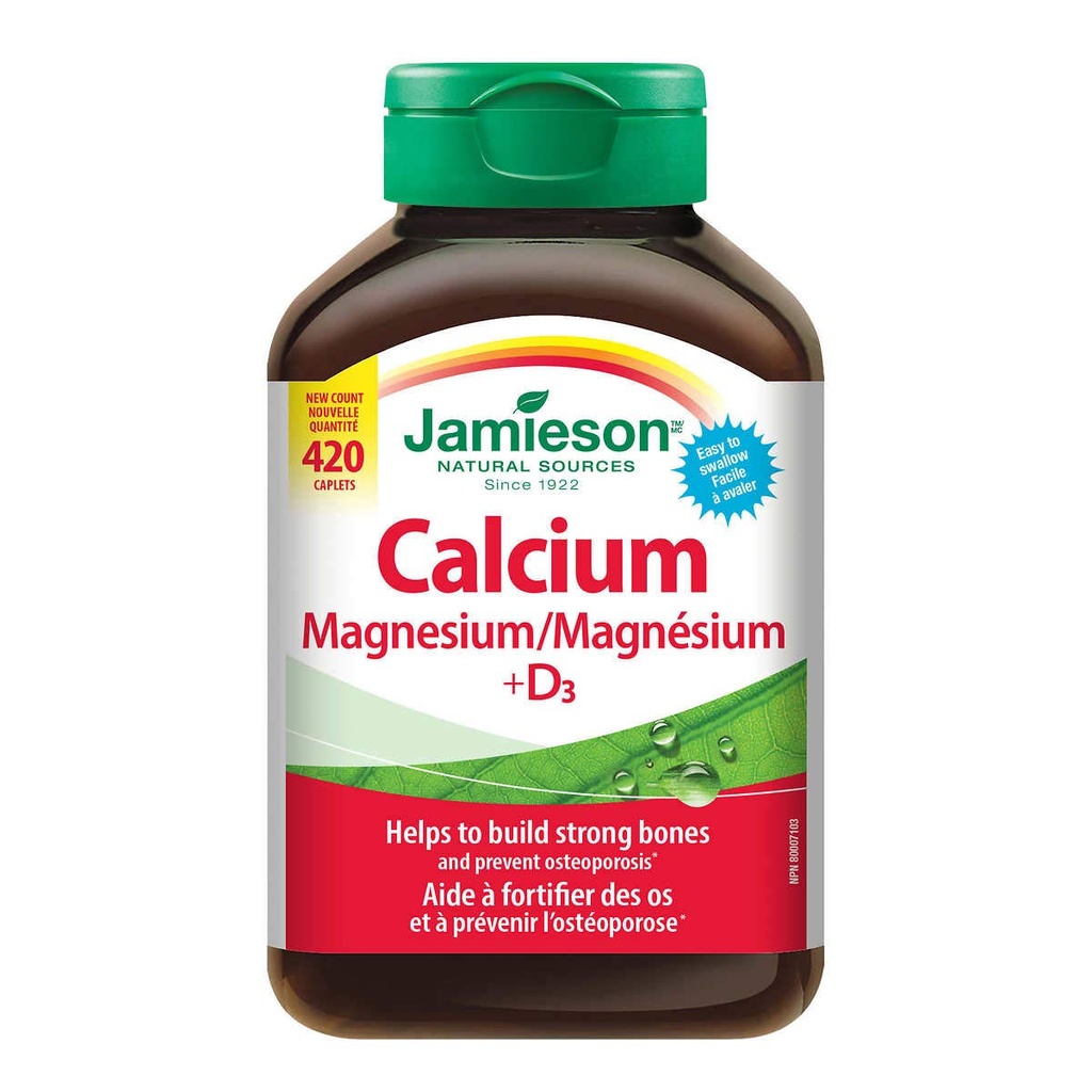 Jamiesonuba D3 Tabletleri ile Magnezyum, 420 inç