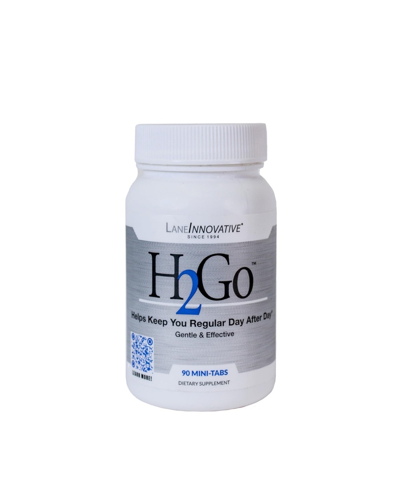 Lane Labs - H2Go, Relieve Constipation ve Irregularity, Gentle and effective, Natural Mineral Supplement, Supports Colon and Digestive Health, No Yapay Irritation (90 Mini-tabs)