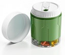 Büyük Pill Organizer, Günlük Pill Mineral Şişeleri 7 Büyük Karşılaştırmalar,Jumbo Pill Box, Pill Storage Container for Vitamin, Fish Oil, Medicine Supplement, Easy Turn Lid with Ataed Label, Green