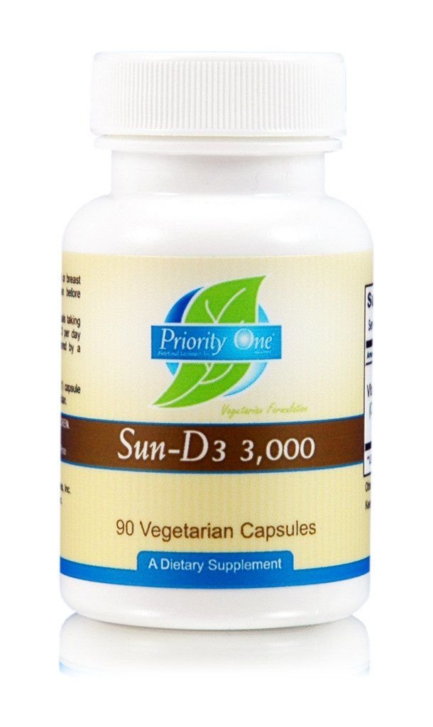 Öncelik One Vitamins Sun D3 3.000 90 Vejetaryen Capsules - The Most bio available Form of D (cholecalciferol)*