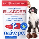 Yerli Pet Dog UTI Tedavisi - Köpekler için Cranberry Supplement Bladder Control & Kidney Desteği - Urinary Tract Enfeksiyonu ve Urinary Incontinence - Real Cranberry Extract - 120 Chews