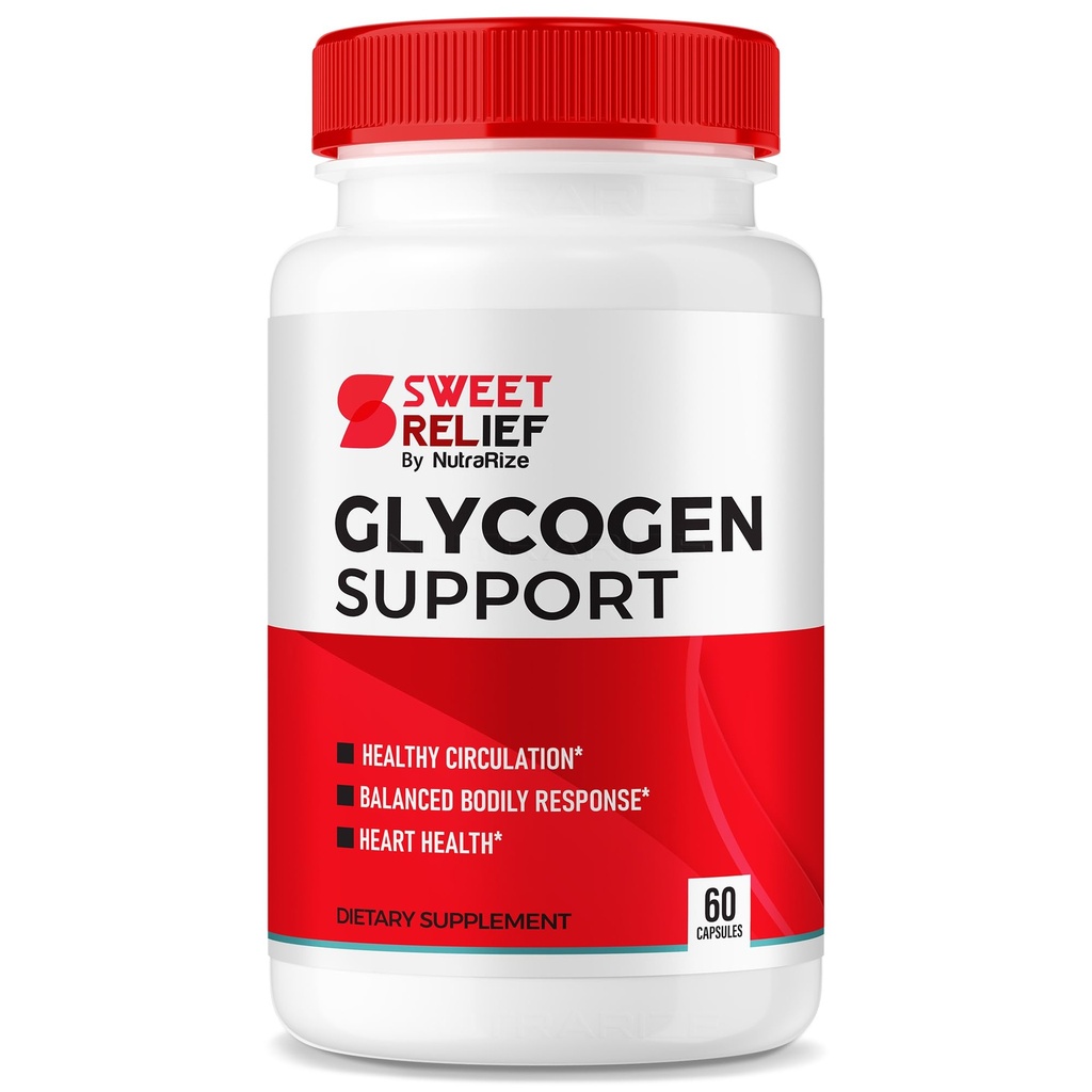 NutraRize Sweet Relief Glycogen Support - Sweet Relief Ortak Destek ve Kan Gemisi Temiz, Sweet Relief Detox Desteği, SweetRelief Capsules Glyco Optimizer Cleanse Restore Rleaf (60 Capsules)