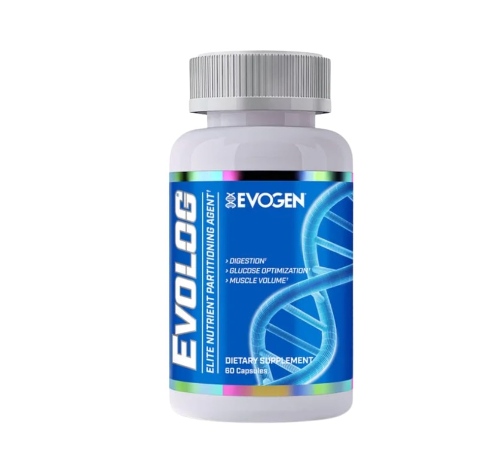 Evogen Evolog - Glucose Disposal Agent (GDA) & Elite Nutrient Katılımcı | Kadın ve Erkekler için Kitle ve Kilo Vermek | Destekler Digestion, Glucose Optimizasyon, Kas Cilt | 60 Capsules