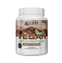 Core Nutritionals Vegan Gourmet Plant Based Protein Blend | with Vegan BCAAs | Lactose, Soy, Sugar, & Gluten Free | 21g Pea Protein | 2 Pound (Chocolate Brownie)
