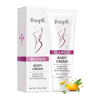 Mango Anti Hücreleri Kilo Kaybı Krem Stomach Fat Burner Natural Materialss Legs, Arms, Thigh And Waist Fat, Anti Hücreülite, Hızlı Yüzey Kadınları [packof 2] 40 Gmch