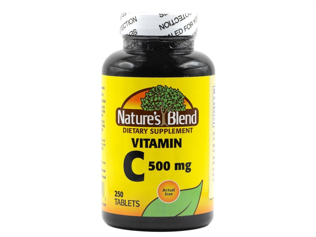 Nature's Blend Vitamin C 500 mg 250 Tablets by Nature's Blend