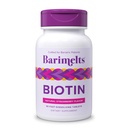 BariMelts Biotin 5000mcg, 90 Fast-Dis çözme Tabletleri (3-Month Supply), Kadınlar için Şeker Özgür Bariatrik Vitaminler, Doğal Strawberry Flavor