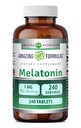 Amazing Formulas Melatonin 1 Mg Tabletleri (Non GMO,Gluten Free) - Doğal Uyku Yardım Tamamının En İyi Seçimi - Calming ve Rahatlama Etkisi - 240 Tablet - Vejetaryen için Uygun