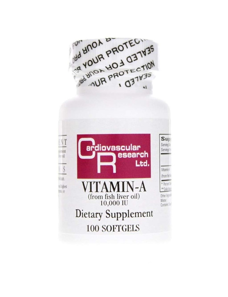 Cardiovascular Araştırma Vitamin-a 10000 Iu, White, 100 Countiovascular Research Vitamin-a 10000 Iu, White, 100 Count