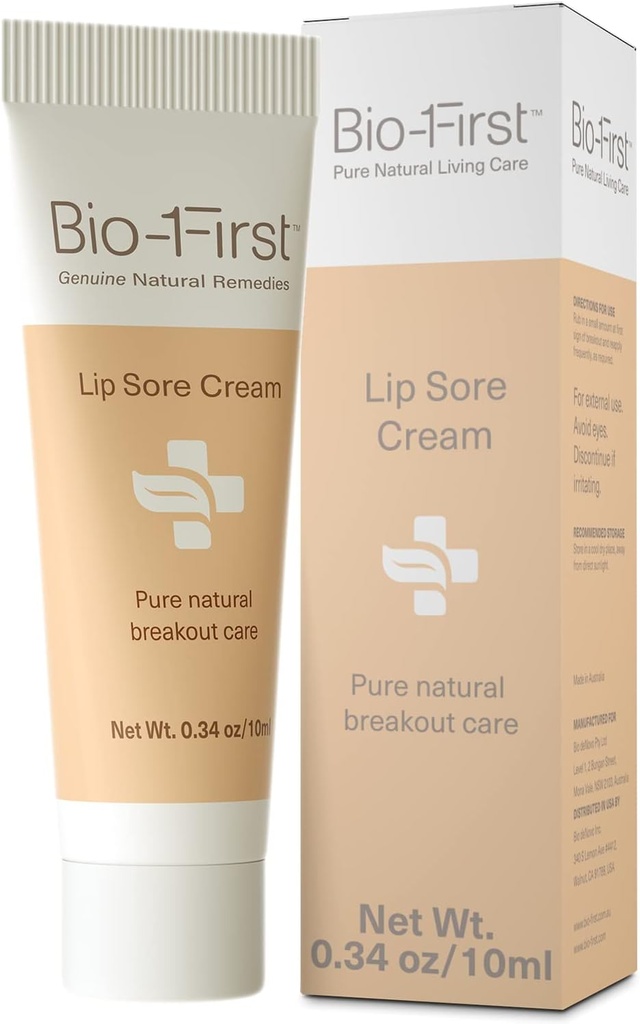 Lip Sore Cream Hızlı Yanıt Soğuk Sore Çözüm Tüm Doğal Manuka Yağı - Fırk ve Itch Relief Cream - Vegan - Gluten Free - Skin Care - Lip Care Products - Citrus - 10 ml