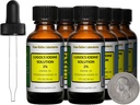 Lugol's Iodine / 2 Çözüm / 8 Oz in Eight Amber Glass Şişes / Free Droppers