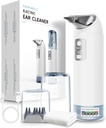 Ear Wax Removal Kit, 360°Elektrikli Kulak Temiz, 4 Su Basınç Modu ile Kulak Yıkama Kiti, Güvenli Kulak Irrigation Flushing System w/8 Irrigation Tips, Low Gürültü, IP65 Su Yalıtım Kiti