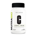 NutraBio Vitamin C ile Rose HIPS - Sağlıklı Kemikler, Dişler ve Gums, Immune Function - No Fillers veya Excipients - (120 Capsules, 1000 mg of C per Capsule)