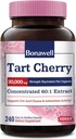 Bonawell Tart Cherry 60:1 Ekstraksiyon, 30000 mg Güçlü, Montmorency Tart Cherries, Güçlü Uric Acid Cleanse, 8 Ay Supply, 240 Capsules