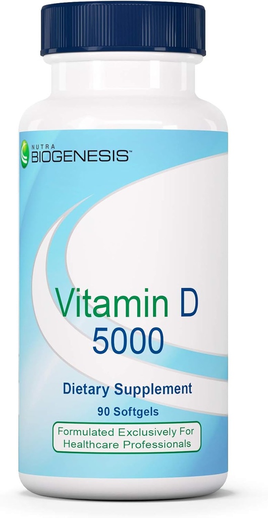 Nutragene Biosis Vitamin D 5000 - D3 5000 I Softgel Capsules for Men and Women, VIT D Supplement for Immune Support, Health Teeth & Bone Health - 90 Softgels
