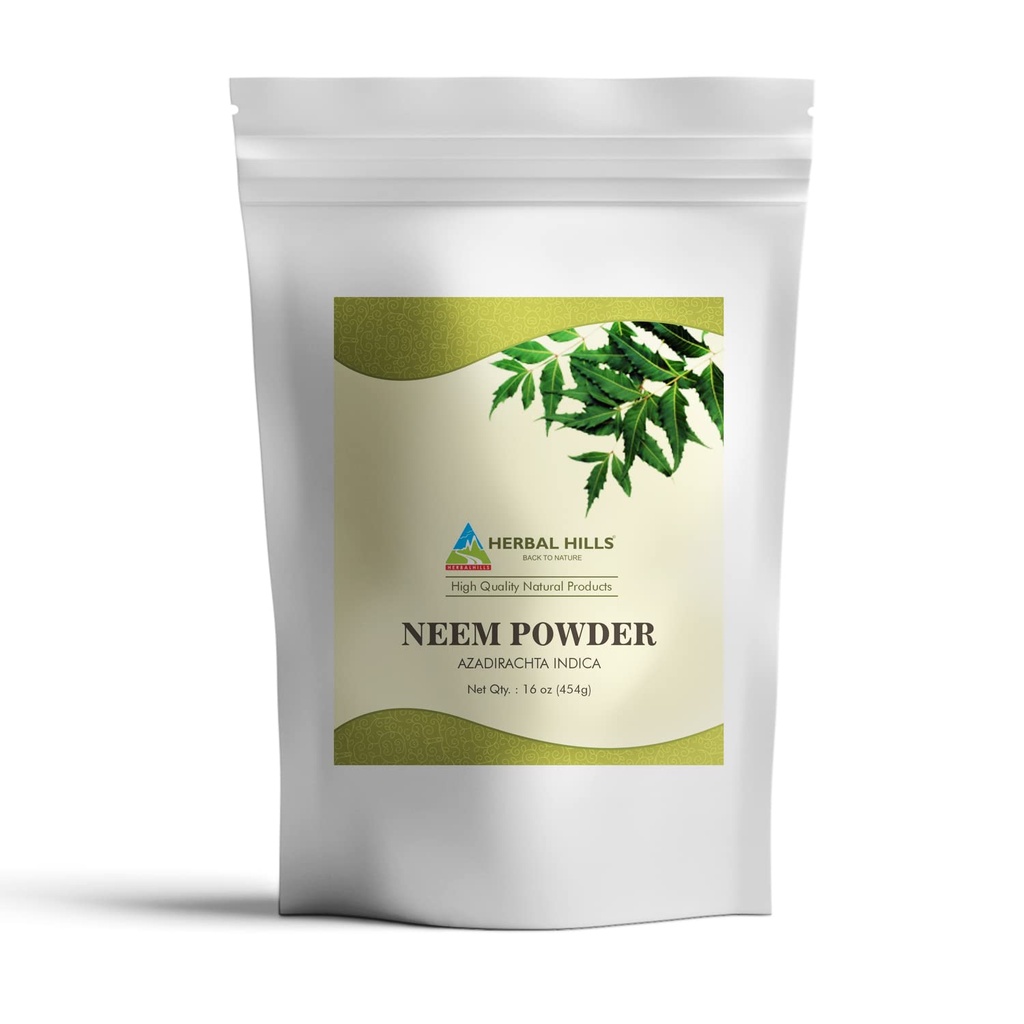 HERBAL HILLS Neem Toz Azadirachta Indica Pure Neem Leaf/Leaves Toz 16 Oz