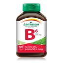 Jamieson Vitamin B6 (Pyridxine) 100 mg, 100 sekme