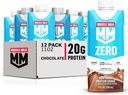 Muscle Milk Zero protein Shake, Chocolate, 11 Fl Oz Mirror, 12 Pack, 20g Protein, Zero Sugar, 100 Calories, Kalsiyum, Vitaminler A, C & D, 4g Fiber, Enerjilendirme Snack, Workout Recovery, Ambalaj Vary,11 Fl Oz (12'nin paketi)