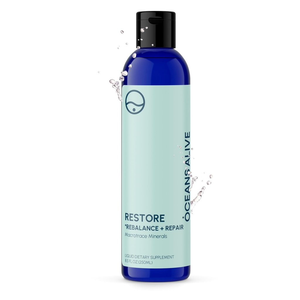 Geri yükleme - Rebalance + Onarım sıvı damlaları - Hydration için Ionic Trace Mineral Çözümü, Elektrolytes & Mineral Supplement Support, Mineral Rich Liquid Trace Elements, 8.4 fl ozz