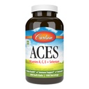 Carlson - ACES, Vitaminler A, C, E + Selenium, Hücre Sağlığı ve Immune Desteği, Antioksi, 200 Softgels