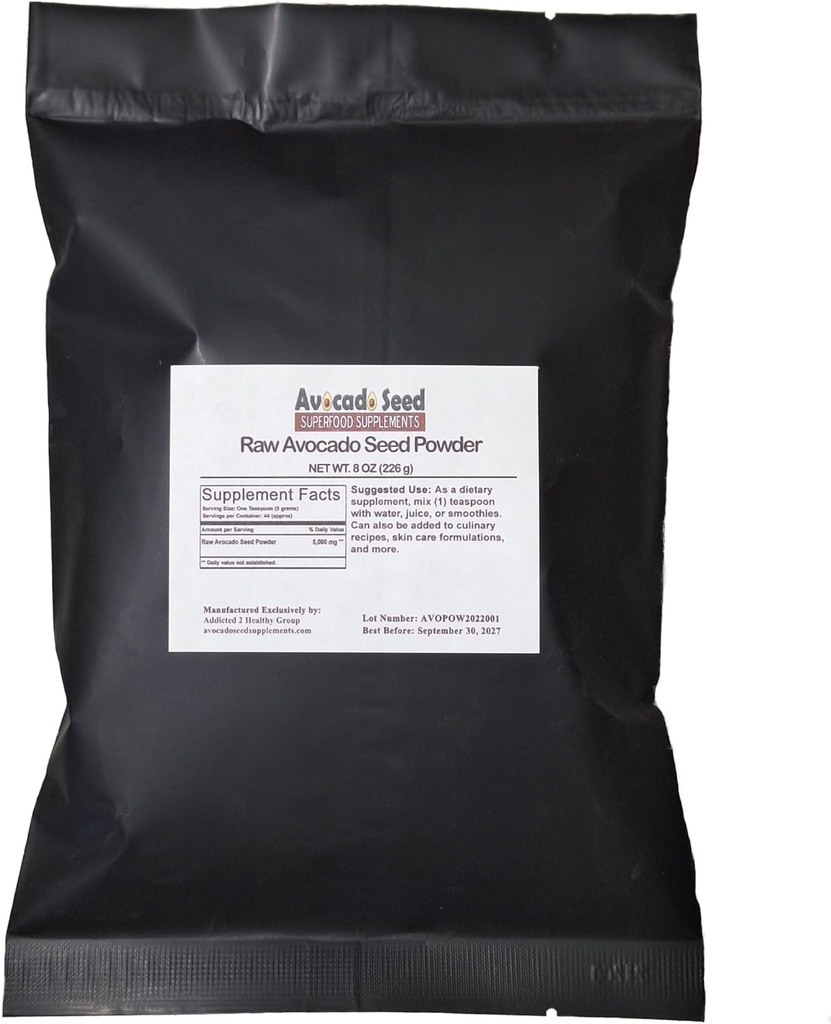Raw Aokak Tohumları 8 Ounces - Antioksis,Fiber, Cholesterol,Heart Health,Skin Care-Made in USA-Origin