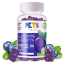 MSM & Elder Ekstra Güçleri ile Evcil hayvanlar Purest Glucosamine Chondroitin Gummies - Ortak Destek, Antioksi Immune Support Supplement for Yetişkinler, Men & Women.60 Blueberry Gummies