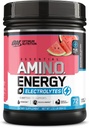 Optimum Beslenme Temel AMIN.O Energy & Electrolytes - Enerji, Focus & Post-Workout Muscle Recovery - Watermelon Pre-Workout Electrolyte Toz İç - Sumelon Outlet, 1.51 lb (72 Hizmet)