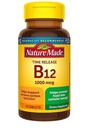 Doğa B12 1000 mcg, Enerji Metabolism Desteği için Diyetsel Tamam, Zaman Yayını, 75 Tabletler.