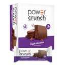 Power Crunch protein Wafer Bars, Yüksek Protein Snacks with Delicious Taste, Triple Chocolate, 1.4 Ounce (12 Count)