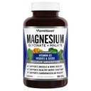 Farm Haven Magnezyum Glycinate & Malate Kompleksi w/Vitamin D3, Max Abors için% 100 Chelated - Bone Health, Nerves, Muscles, 180 Capsules, 90 Days
