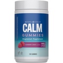 Doğal Vitality Calm, Magnezyum Citrate Supplement, Stres Yardımı Gummies, Gluten Free, Vegan, Raspberry Lemon Flavored, 240 Gummies