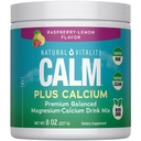 Doğal Vitality CALM Magnezyum Supplement Drink Mix Plusuba, Anti-Stress Drink Mix Toz, With Food, Vegetarian & Non-GMO, Raspberry Lemon, 8 ozz