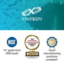 XYMOGEN Shaker Şişe 20 oz proteini ve Pre-Workout Mixer Şişe BPA-Free Plastik Shaker için Parlak Shakes Leak-Proof Gym Şişe için Protein Toz Toz için Şişe