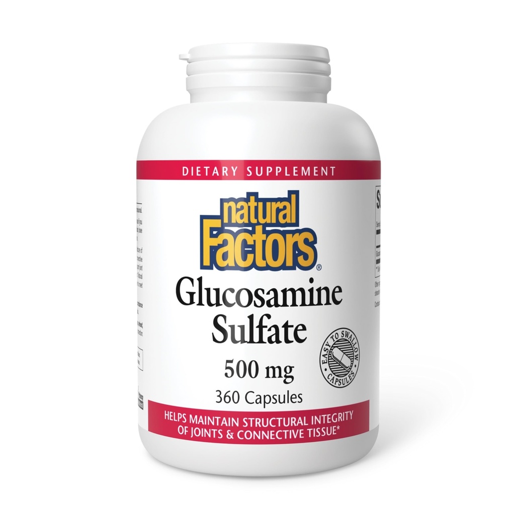 Doğal Faktörler, Glucosamine Sulfate, Sağlıklı Ortak Hareketliliği, Cartilage ve Connective Tound, 360 Capsules